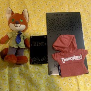 Disney Parks NuiMOs Nick Wilde Zootopia Dressable Plush New With Tags